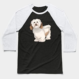 Havanese Dog Color 1 Baseball T-Shirt